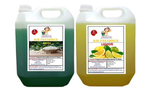 Air Freshner (5 Litre) (Combo Pack of 2)Mogra , Lemon