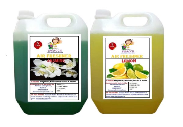 Air Freshner (5 Litre) (Combo Pack of 2) Jasmine , Lemon