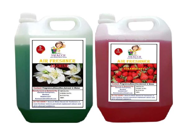 Air Freshner (5 Litre) (Combo Pack of 2) Jasmine , Strawberry
