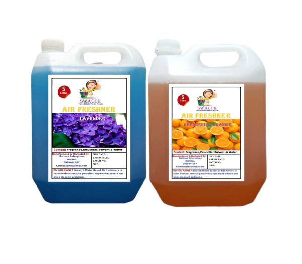 Air Freshner (5 Litre) (Combo Pack of 2) Lavender , Orange