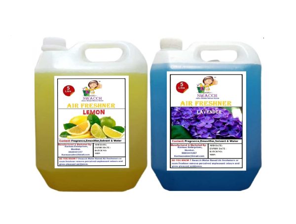 Air Freshner (5 Litre) (Combo Pack of 2) Lemon , Lavender