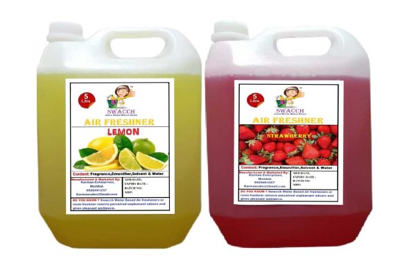 Air Freshner (5 Litre) (Combo Pack of 2) Lemon , Strawberry