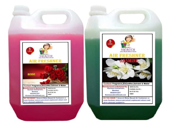 Air Freshner (5 Litre) (Pack of 2) Rose , Jasmine