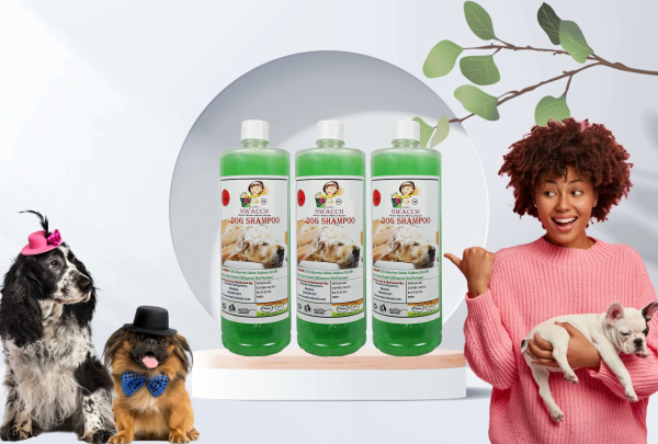 Dog Shampoo (1 Litre) (Pack of 3) Neem Alovera