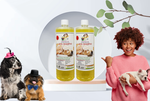 Dog Shampoo (1 Litre) (Pack of 2) Lemon