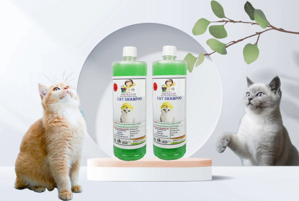 Cat Shampoo (1 Litre) (Pack of 2) Neem Alovera