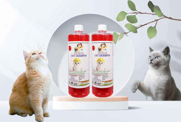 Cat Shampoo (1 Litre) (Pack of 2) Jasmine