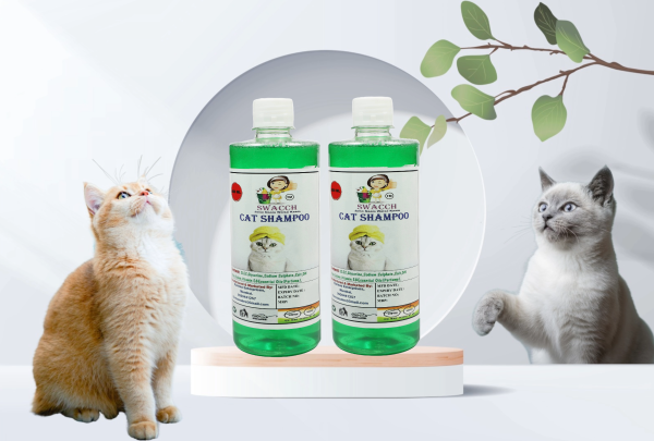 Cat Shampoo (500ml) (Pack of 2) Neem Alovera