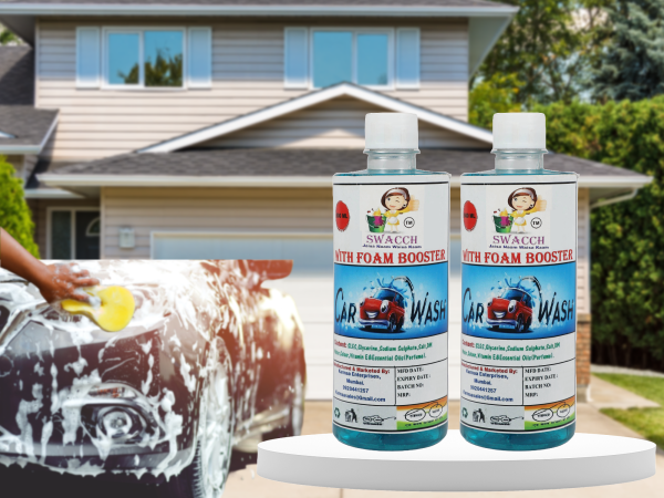 Car Wash With Foam Booster (500ml) (Pack of 2)