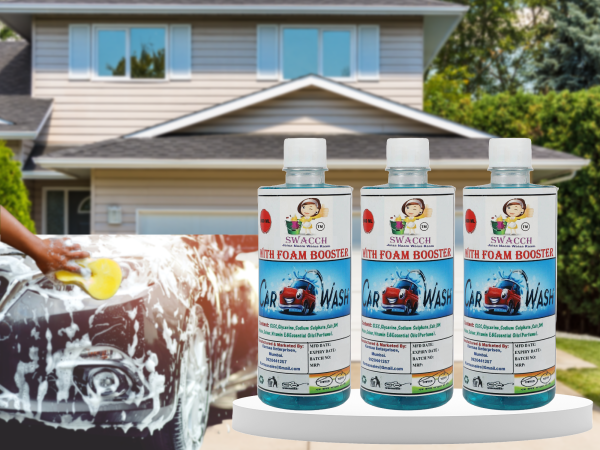 Car Wash With Foam Booster (500ml) (Pack of 3)