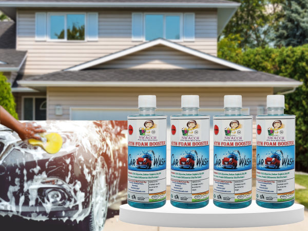 Car Wash With Foam Booster (500ml) (Pack of 4)