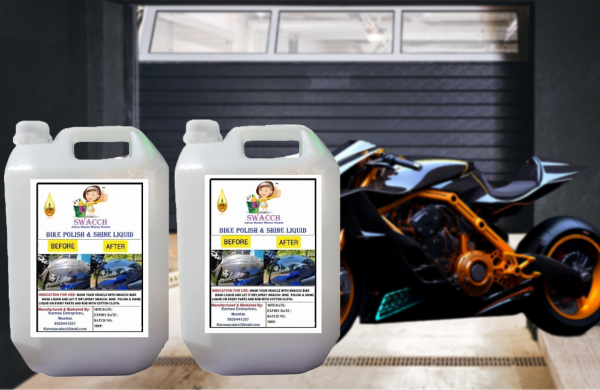 BIKE POLISH & SHINE LIQUID (5 LITRE) (PACK OF 2)
