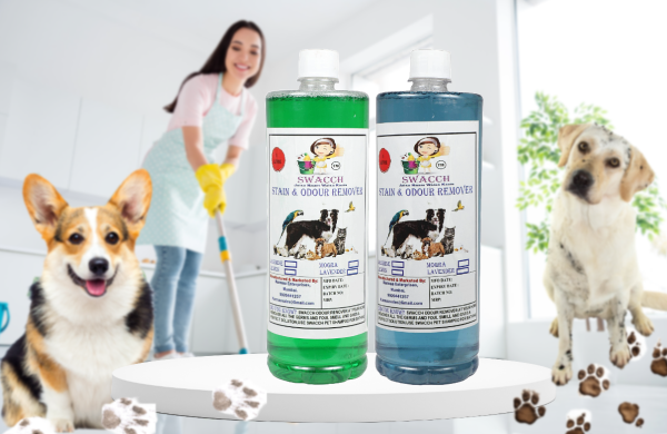 Stain & Odour Remover (1 Litre) (Combo Pack of 2) Jasmine , Lavender