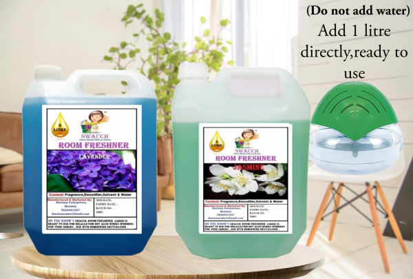 Room Freshner (5 Litre) (Combo Pack of 2) Lavender & Jasmine