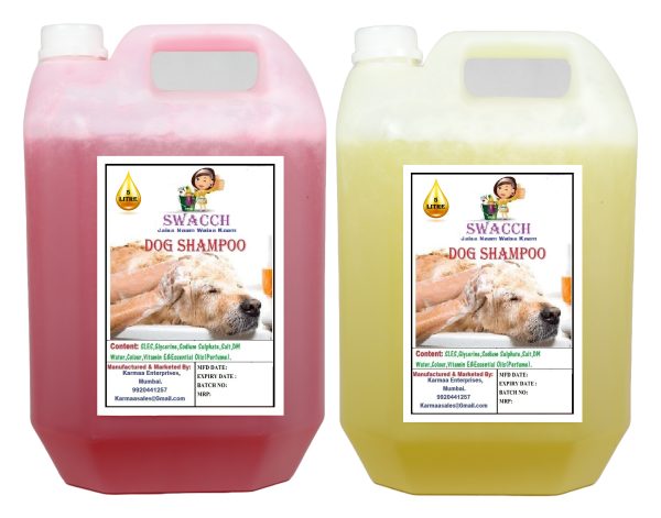 Dog Shampoo (5 Litre) (Combo Pack of 2) Jasmine & Lemon