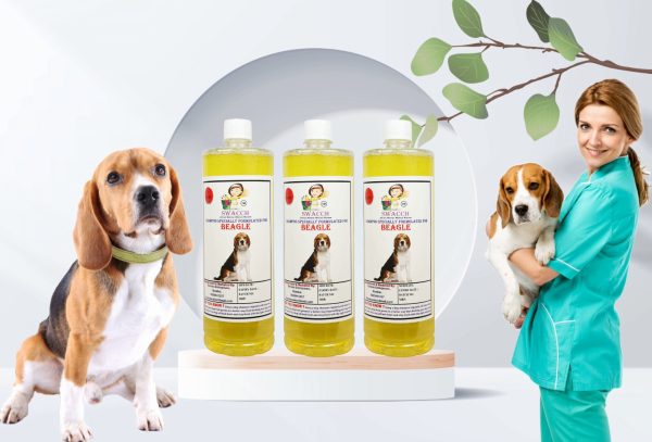 Beagle Dog Shampoo (1 Litre) (Pack of 3) Lemon