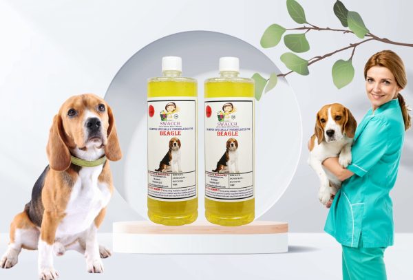 Beagle Dog Shampoo (1 Litre) (Pack of 2) Lemon