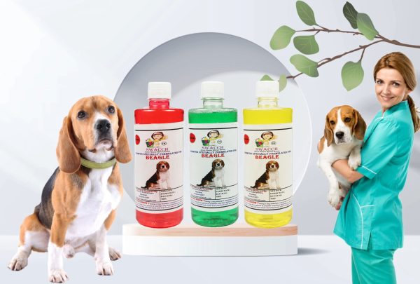 Beagle Dog Shampoo (500ml) (Combo Pack of 3) Jasmine , Neem Alovera & Lemon