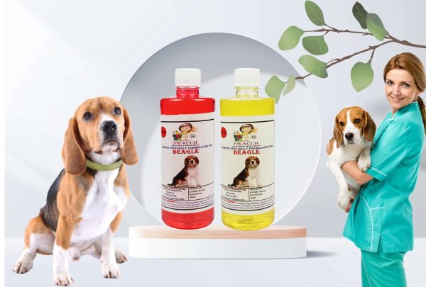 Beagle Dog Shampoo (500ml) (Combo Pack of 2) Strawberry , Lemon
