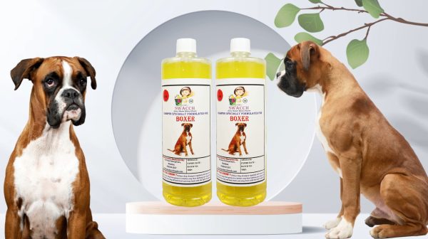 Boxer Dog Shampoo (1 Litre) (Pack of 2) Lemon