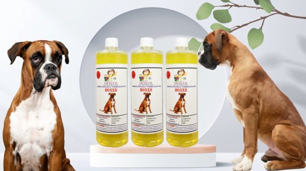 Boxer Dog Shampoo (1 Litre) (Pack of 3) Lemon