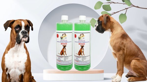 Boxer Dog Shampoo (1 Litre) (Pack of 2) Neem Alovera
