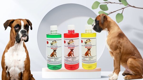 Boxer Dog Shampoo (500ml) (Combo Pack of 3) Neem Alovera , Jasmine & Lemon