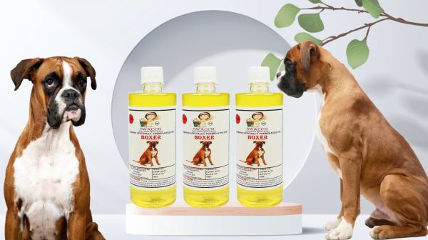 Boxer Dog Shampoo (500ml) (Pack of 3) Lemon