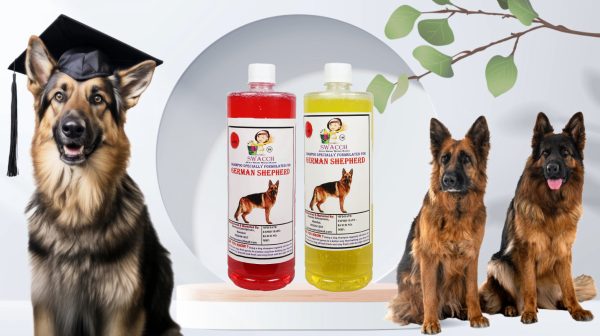 German Shepherd Dog Shampoo (1 Litre) (Pack of 2) Jasmine , Lemon