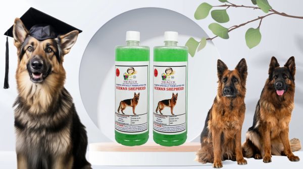 German Shepherd Dog Shampoo (1 Litre) (Pack of 2) Neem Alovera