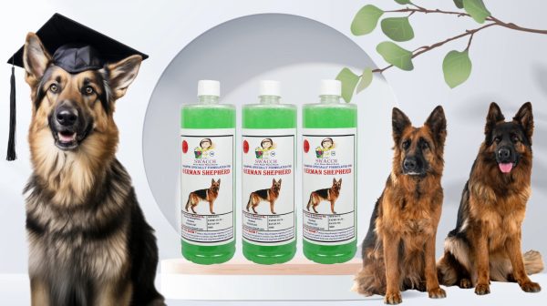 German Shepherd Dog Shampoo (1 Litre) (Pack of 3) Neem Alovera