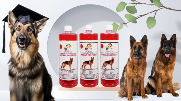 German Shepherd Dog Shampoo (1 Litre) (Pack of 3) Strawberry