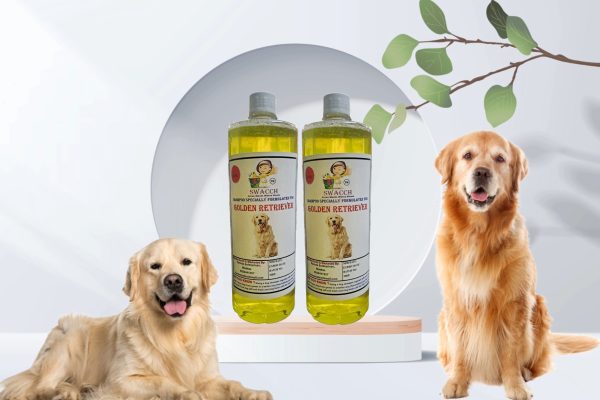 Golden Retriever Dog Shampoo (1 Litre) (Pack of 2) Lemon