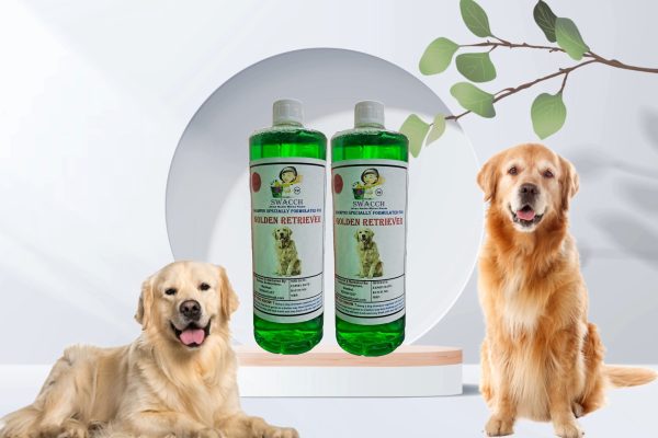 Golden Retriever Dog Shampoo (1 Litre) (Pack of 2) Neem Alovera