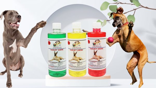 Great Dane Dog Shampoo (500ml) (Combo Pack of 3) Neem Alovera , Lemon & Jasmine