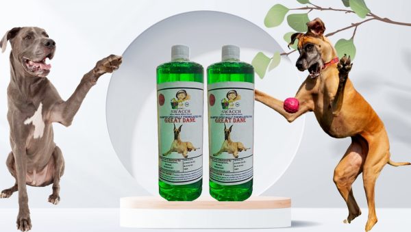 Great Dane Dog Shampoo (1 Litre) (Pack of 2) Neem Alovera