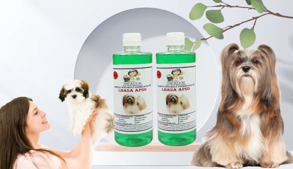 Lhasa Apso Dog Shampoo (500ml) (Pack of 2) Neem Alovera
