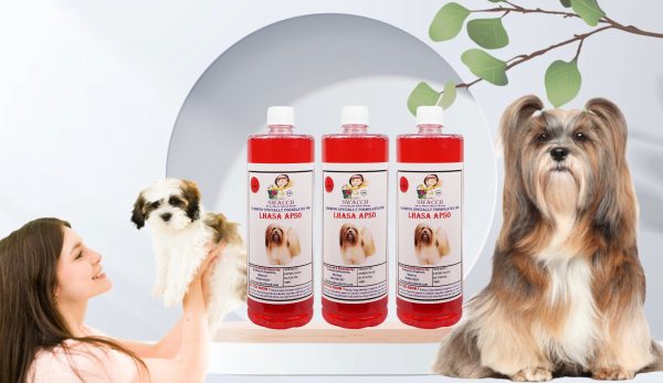 Lhasa Apso Dog Shampoo (1 Litre) (Pack of 3) Strawberry