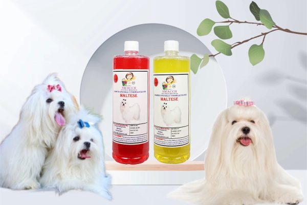 Maltese Dog Shampoo (1 Litre) (Pack of 2) Jasmine & Lemon