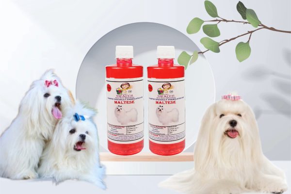 Maltese Dog Shampoo (500ml) (Pack of 2) Strawberry