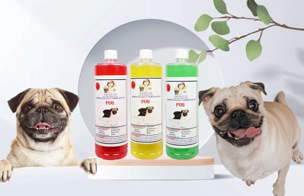 Pug Dog Shampoo (1 Litre) (Combo Pack of 3) Jasmine , Lemon & Neem Alovera