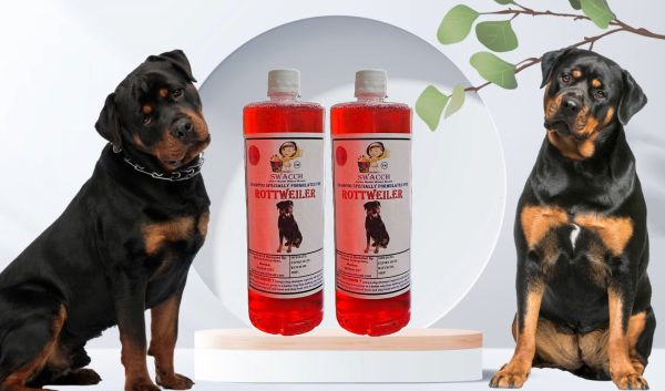 Rottweiler Dog Shampoo (1 Litre) (Pack of 2) Jasmine
