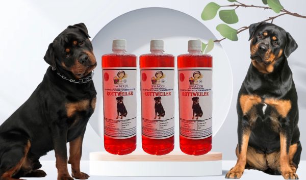 Rottweiler Dog Shampoo (1 Litre) (Pack of 3) Jasmine