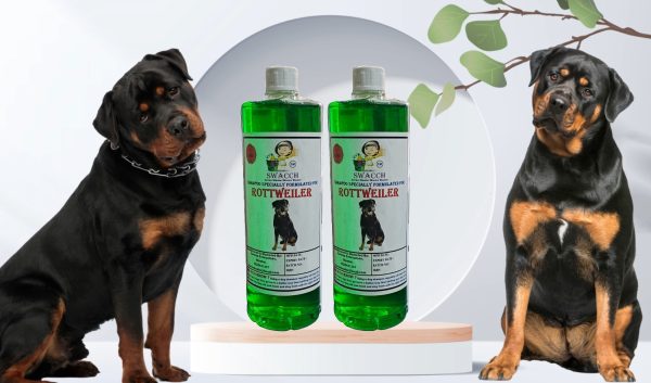 Rottweiler Dog Shampoo (1 Litre) (Pack of 2) Neem Alovera