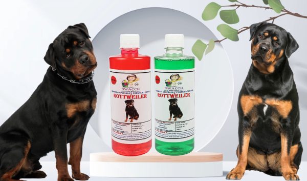Rottweiler Dog Shampoo (500ml) (Combo Pack of 2) Jasmine & Neem Alovera
