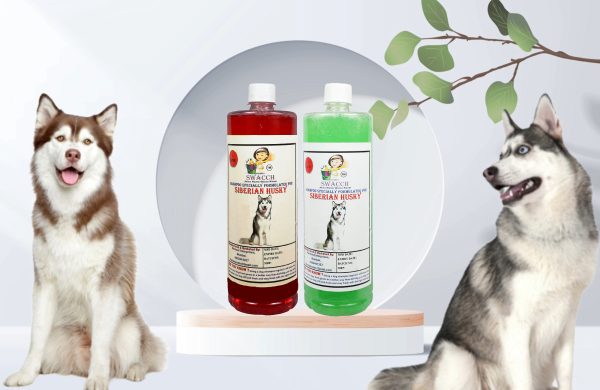 Siberian Husky Dog Shampoo (1 Litre) (Combo Pack of 2) Jasmine & Neem Alovera