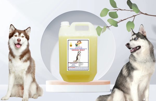 Siberian Husky Dog Shampoo (5 Litre) Lemon