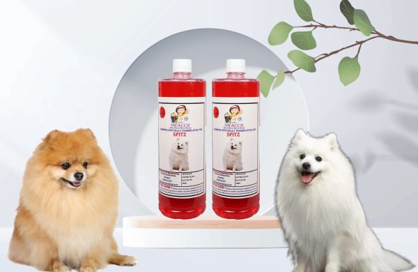 Spitz Dog Shampoo (1 Litre) (Pack of 2) Strawberry