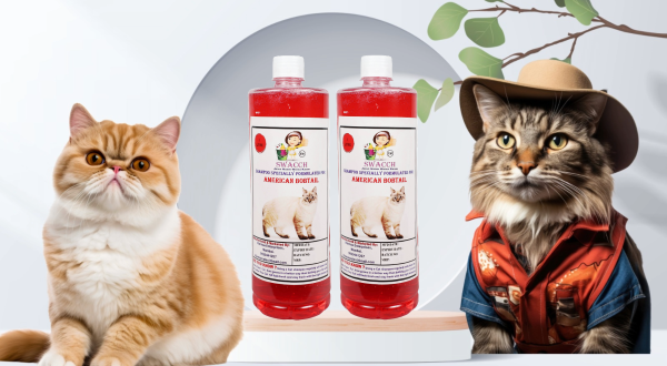 American Bobtail Cat Shampoo (1 Litre) (Pack of 2) Jasmine