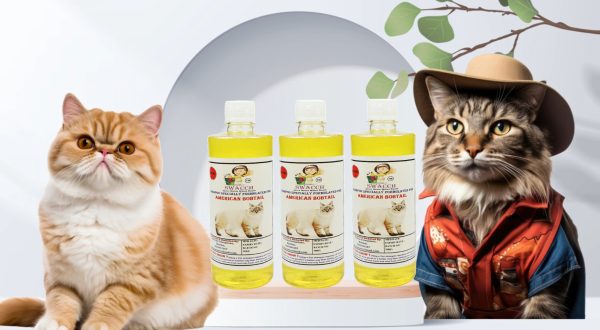 American Bobtail Cat Shampoo (500ml) (Pack of 3) Lemon
